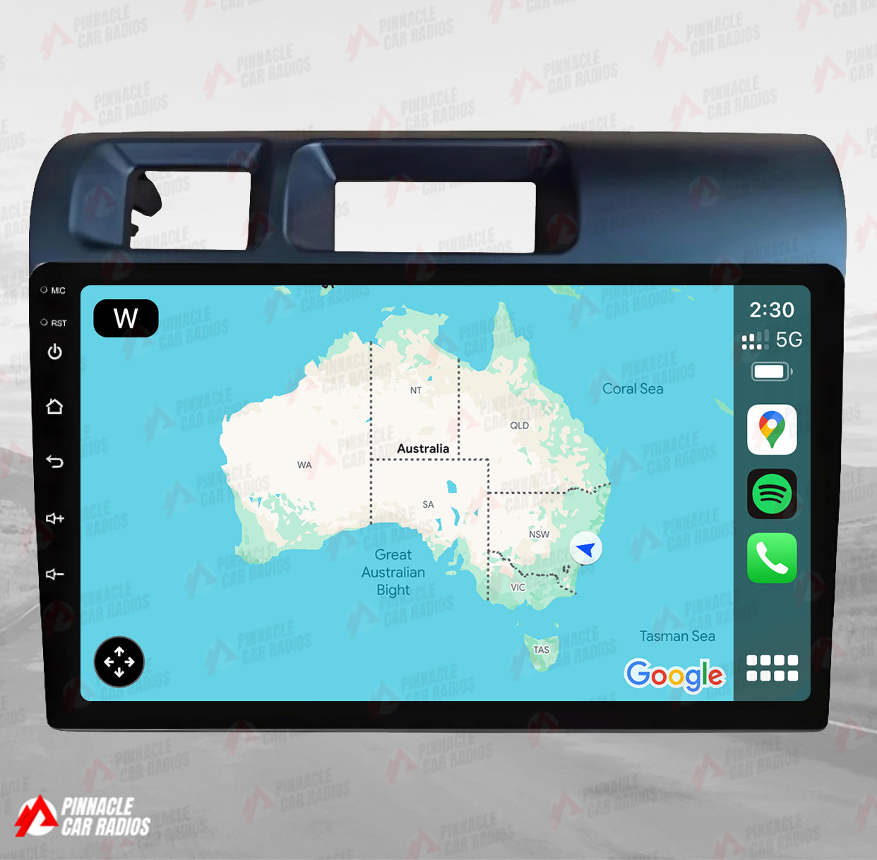 Toyota Land Cruiser 70 76 79 Series Facelift 2023+ Wireless CarPlay Headunit Kit