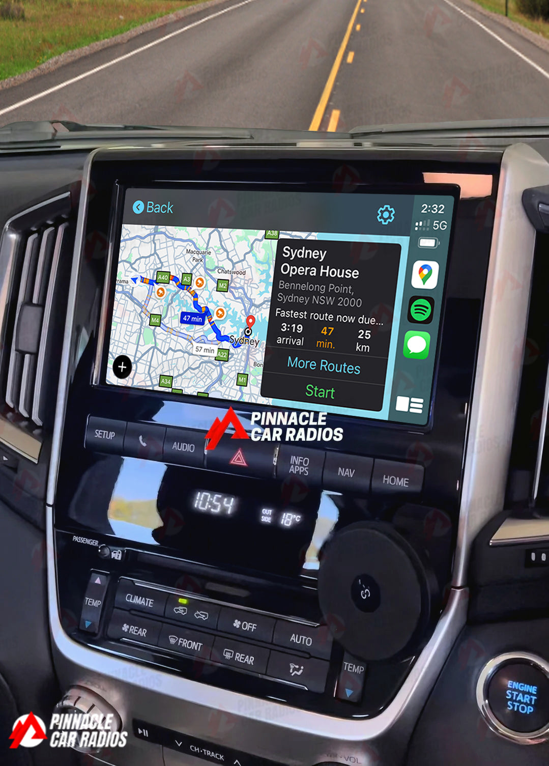 Toyota Land Cruiser LC200 2014-2024 VX & SAHARA Wireless CarPlay & Android Auto Interface Module