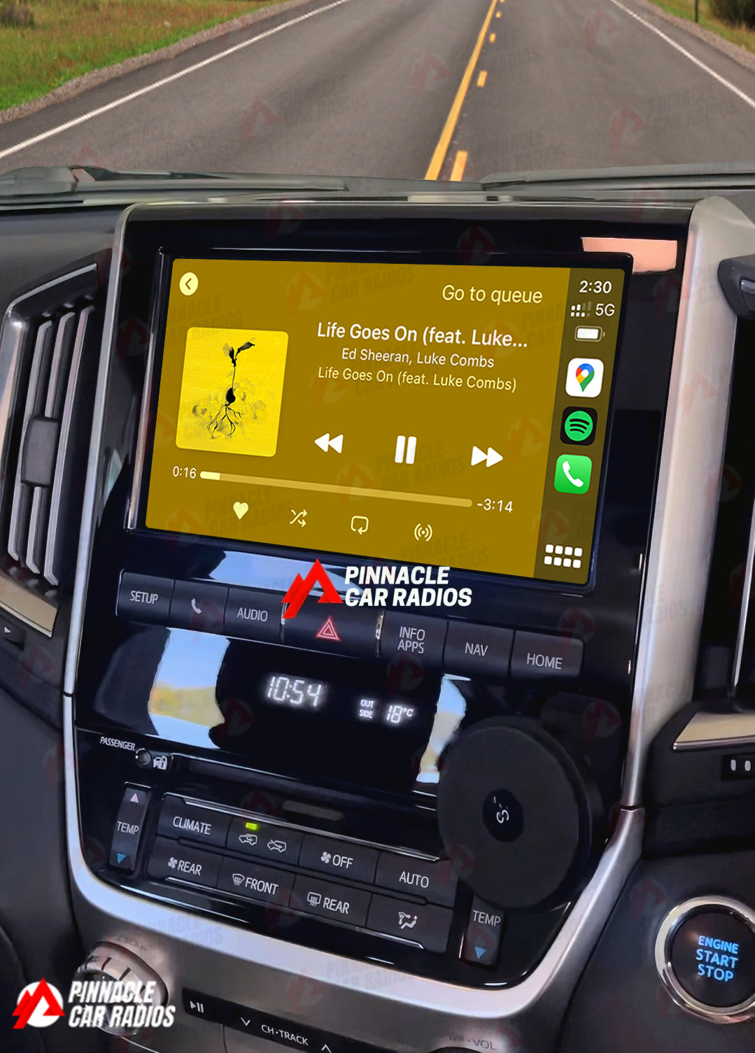 Toyota Land Cruiser LC200 2014-2024 VX & SAHARA Wireless CarPlay & Android Auto Interface Module