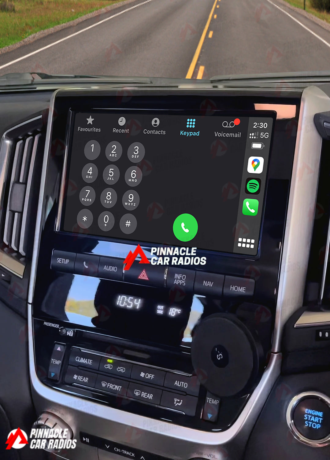 Toyota Land Cruiser LC200 2014-2024 VX & SAHARA Wireless CarPlay & Android Auto Interface Module