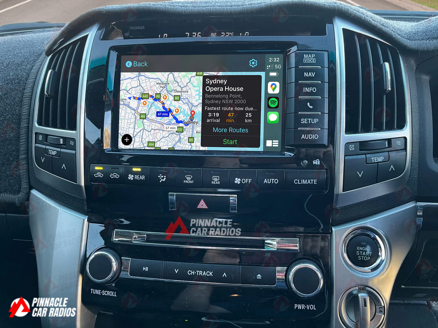 Toyota Land Cruiser LC200 VX & SAHARA 2010-2014 Wireless CarPlay & Android Auto Interface Module