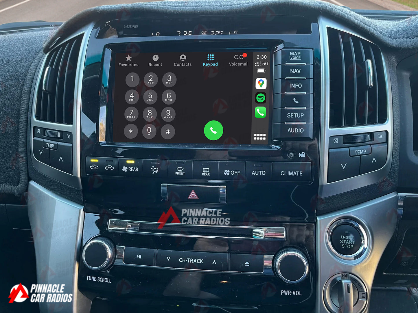 Toyota Land Cruiser LC200 VX & SAHARA 2010-2014 Wireless CarPlay & Android Auto Interface Module
