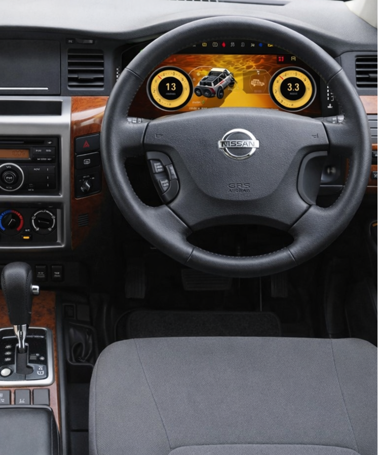 Nissan Patrol Y61 2012-2021 Digital Instrument Cluster