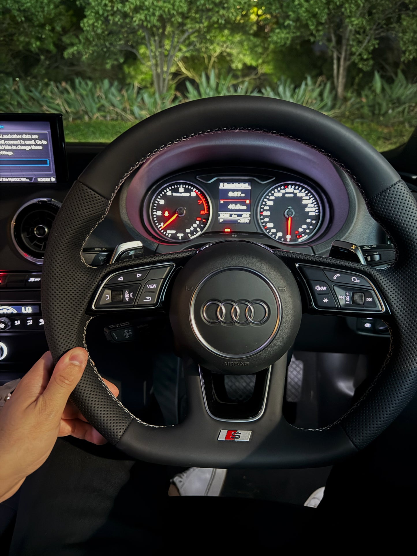 Audi A3/S3/RS3 Flat Bottom Premium Steering Wheel Facelift 2016-2020