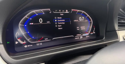 BMW 5, 6 & 7 Series (F07/F10/F11/F18/F06/F12/F13) 2010-2018 Digital Instrument Cluster
