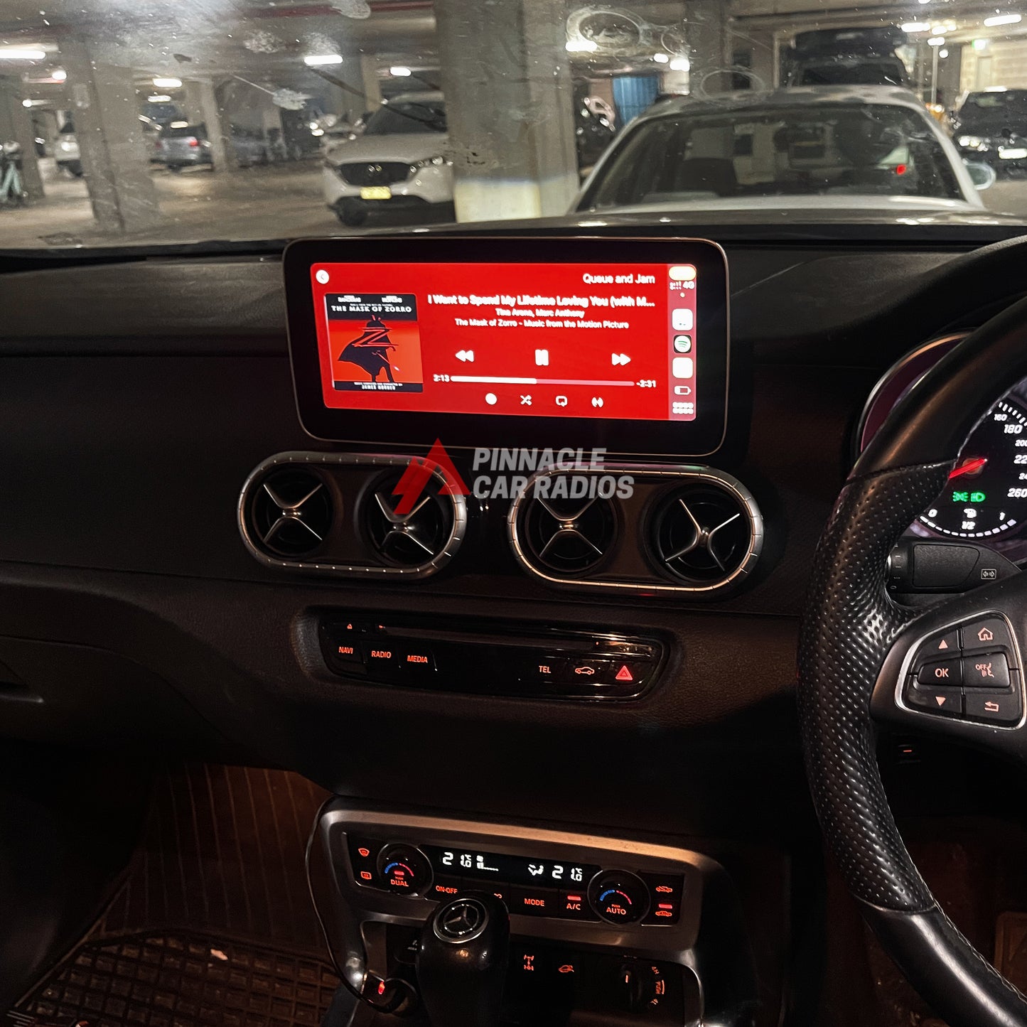 Mercedes Benz X-Class 2015-2022 Wireless CarPlay Headunit Kit