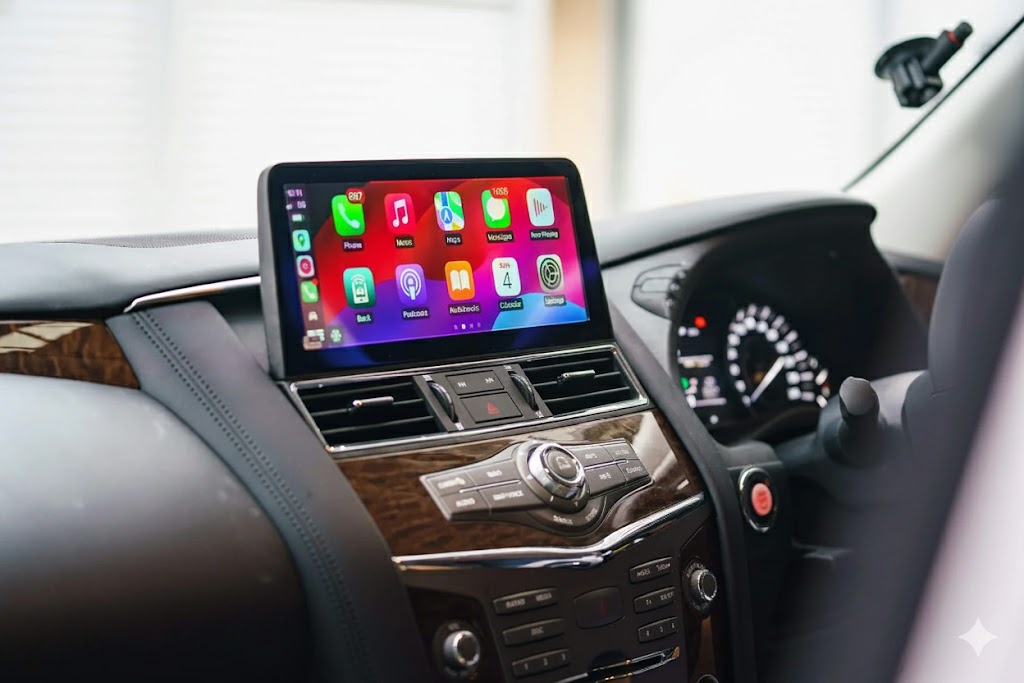 Nissan Patrol Y62 2010-2024 Wireless CarPlay Headunit Kit